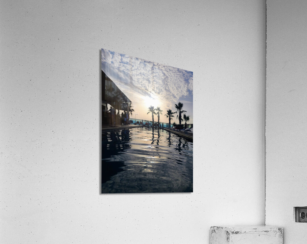 Sunset Social: The Last Light Lounge Acrylic Print