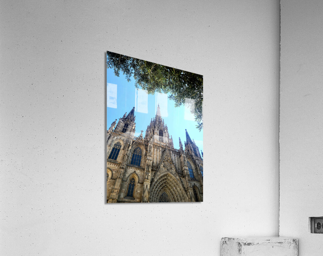 Gothic Roots Olive Crowns: The Cathedral at an Angle of Awe Acrylic Print