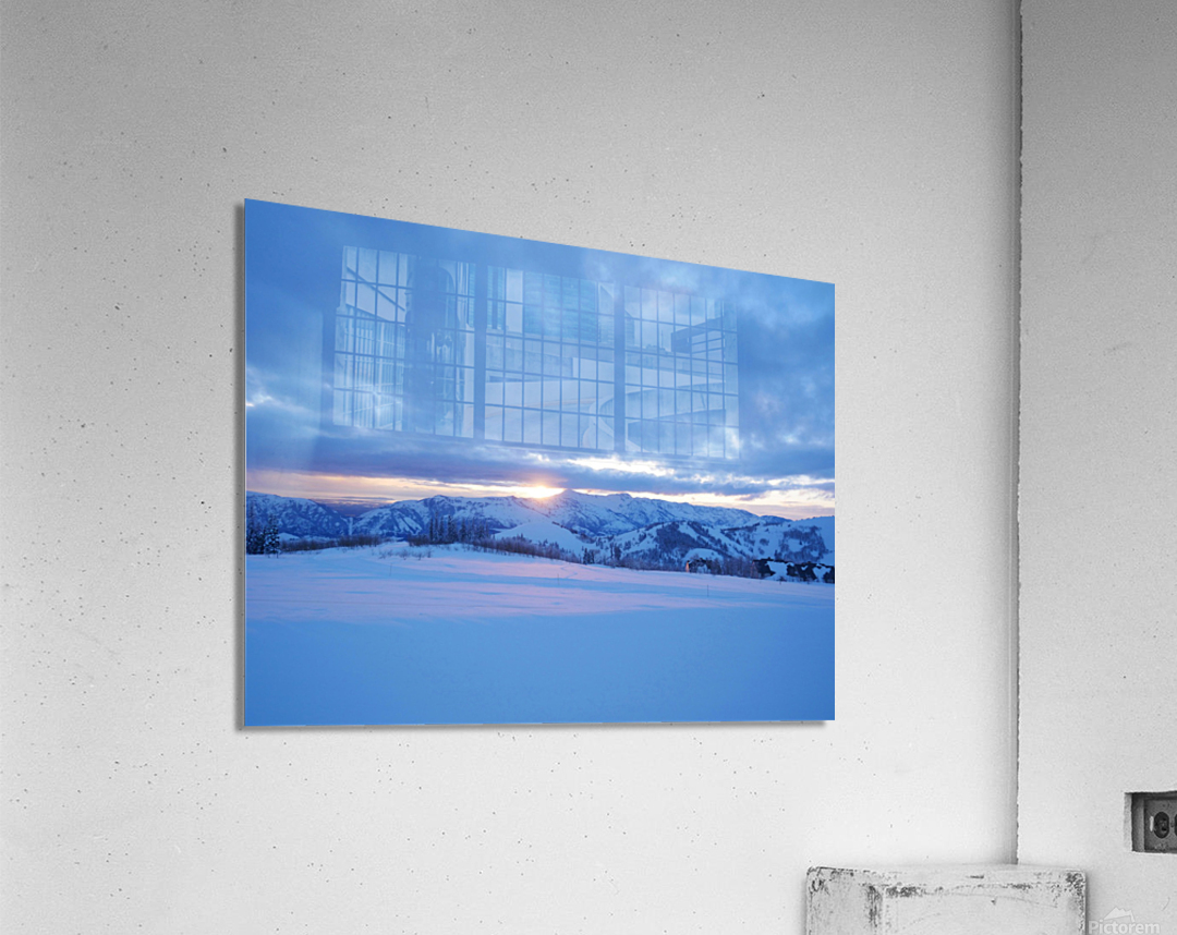 Heavenly Sunset From Eden 1 Acrylic Print