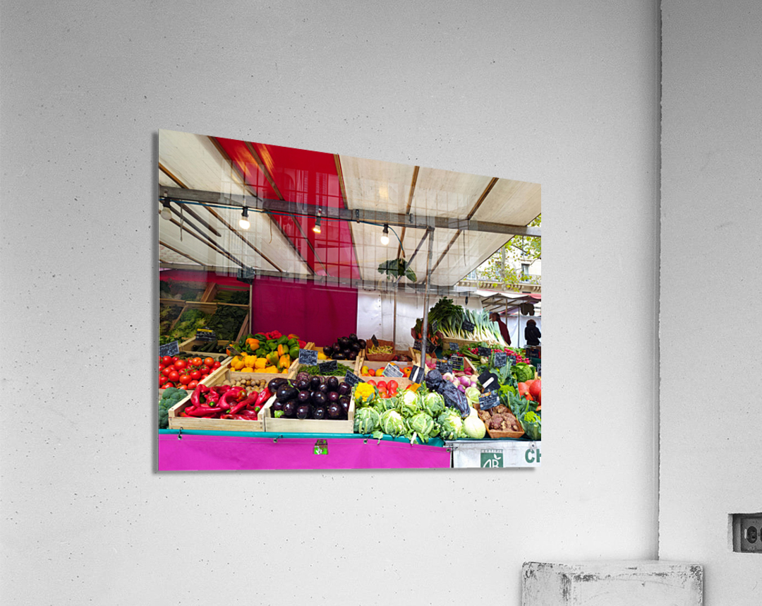 Farmers Market -- Vegetables Acrylic Print