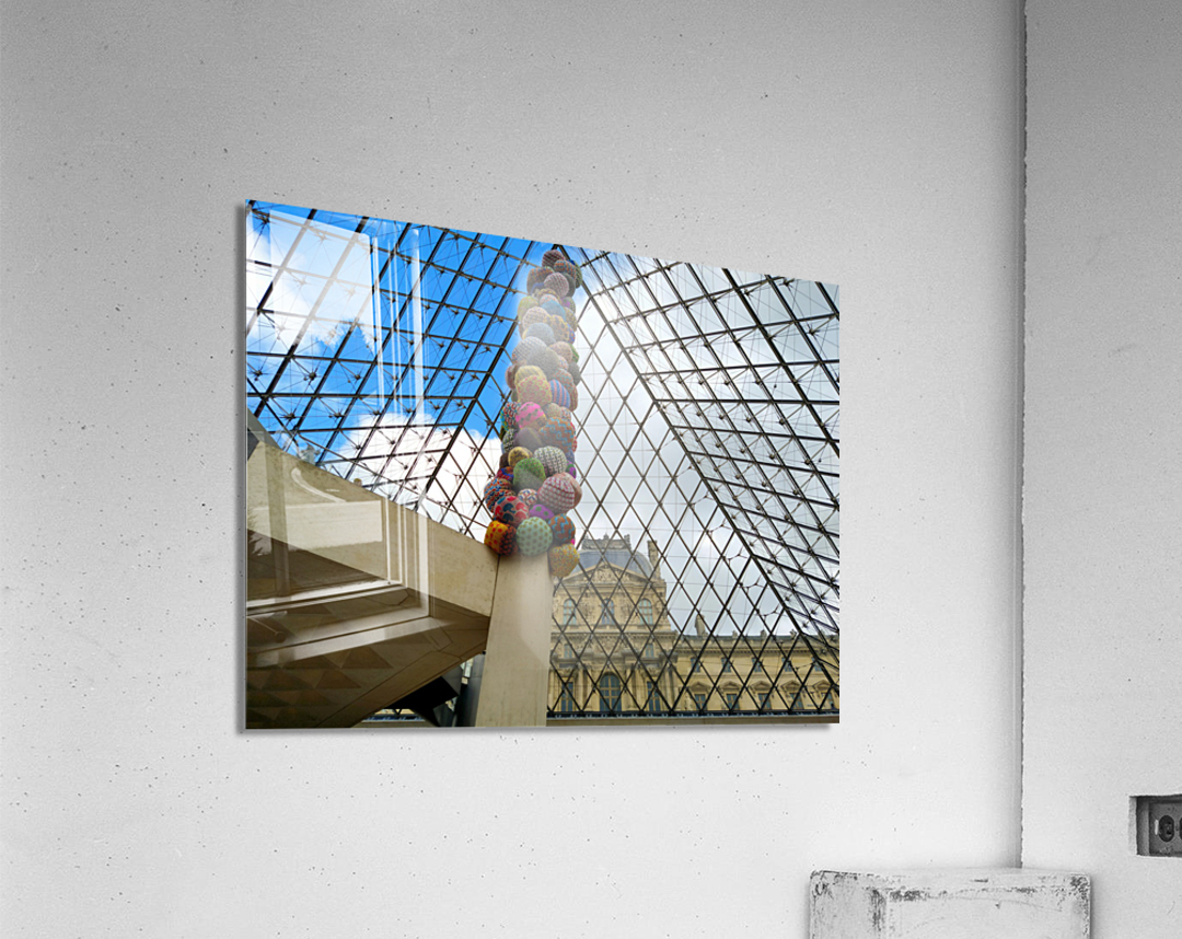 In Louvre with the View 2 Acrylic Print