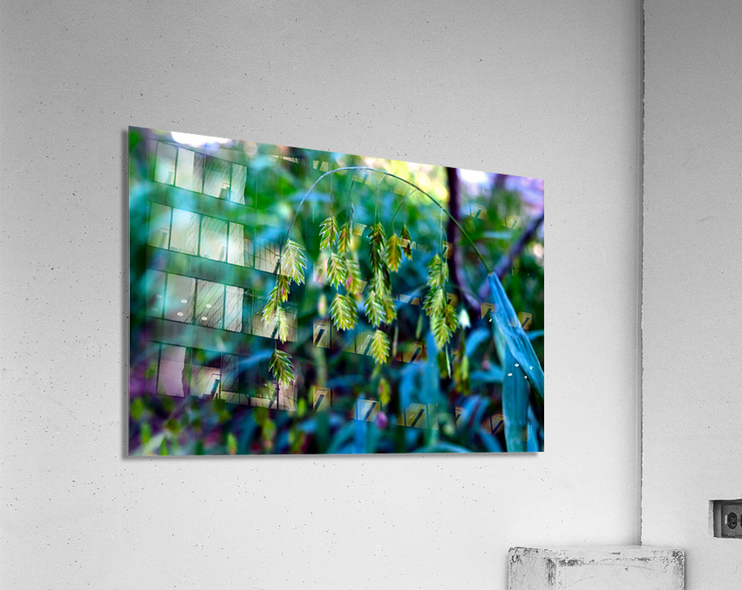 Silent Green Wind Chimes 2 Acrylic Print