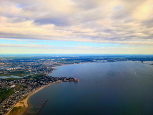 Tides of Perspective: An Elevated Gaze over Boston Bay