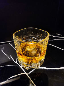 Aged Gold in a Crystal Cage