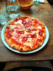 Pepperoni Pizza Pie Portrait