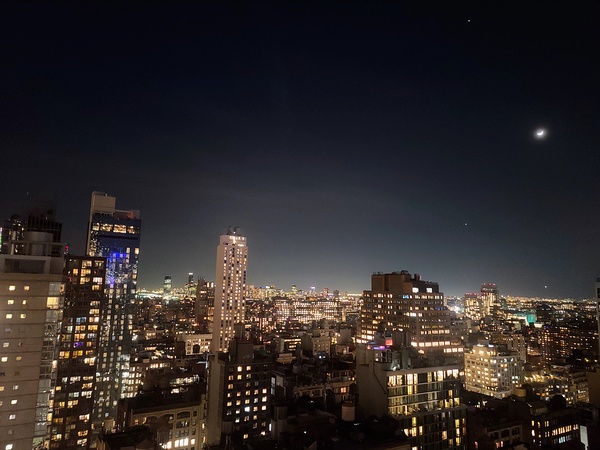 Magical Moonlight Manhattan Print