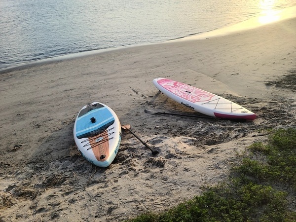 Shoreline Holds the Memory: Beached Paddle Board Digital Download