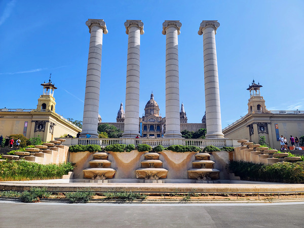 Vertical Dreams: Barcelona’s Guardians of History Print