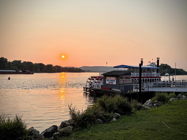 Evening Harbor: A Moment to Drift Print