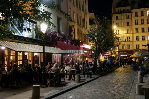 Streets of Paris -- Night Life 2 Print