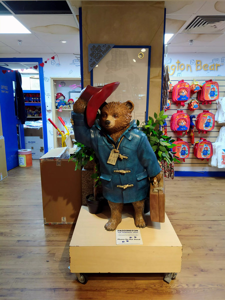 Paddington Bear Statue Digital Download
