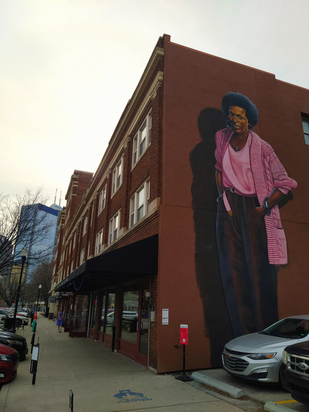 Painted Presence: Mari Evans Mural Print