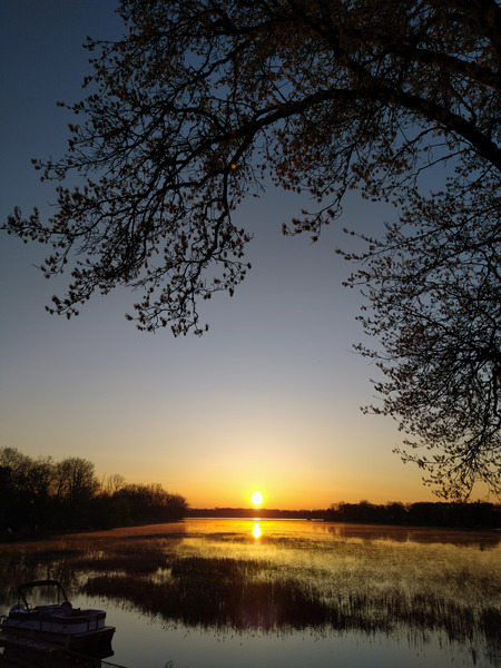 Golden Michigan Sunrise Print