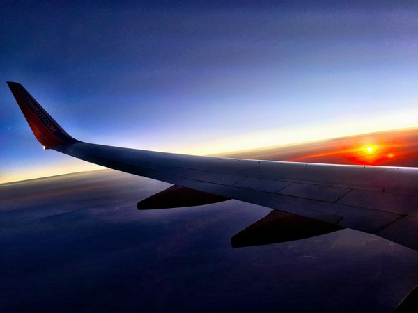 Flying into the Sunset Print