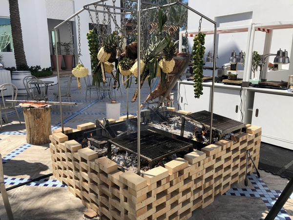 Outdoor Sunkist Grilling Dubai Style Print