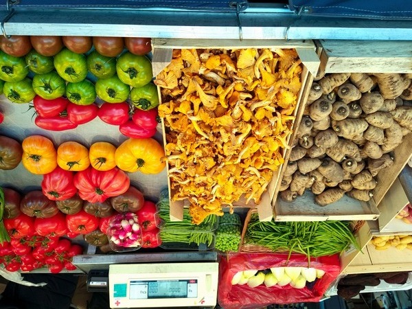 Farmers Market -- Vegetables 2b Print