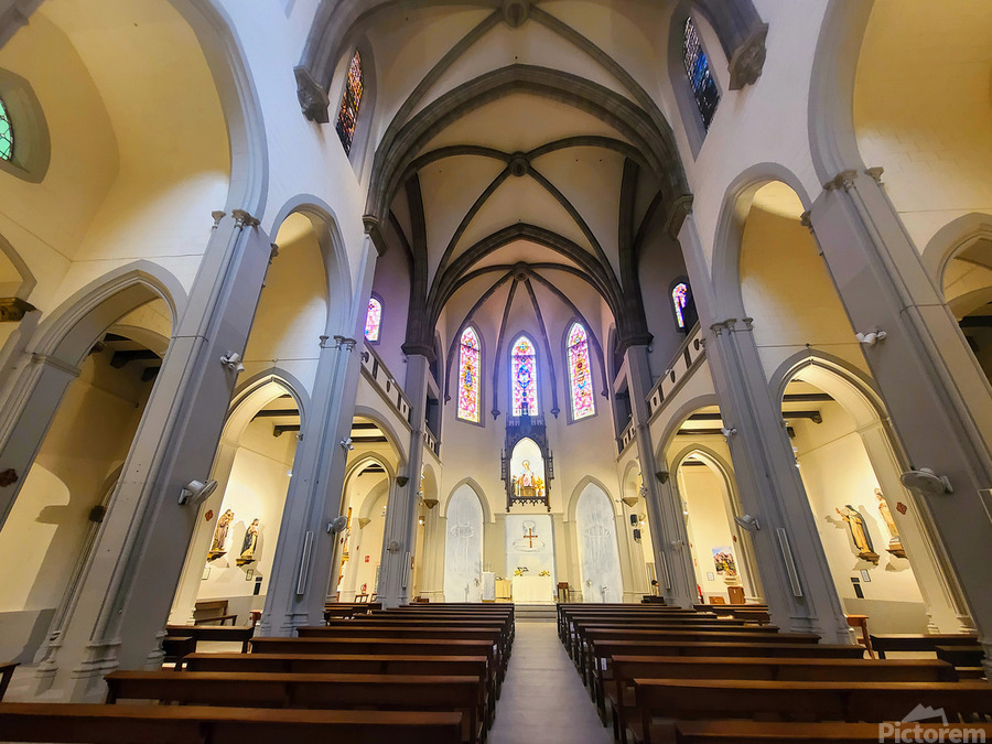 Pillars of Faith Threads of Light  Print