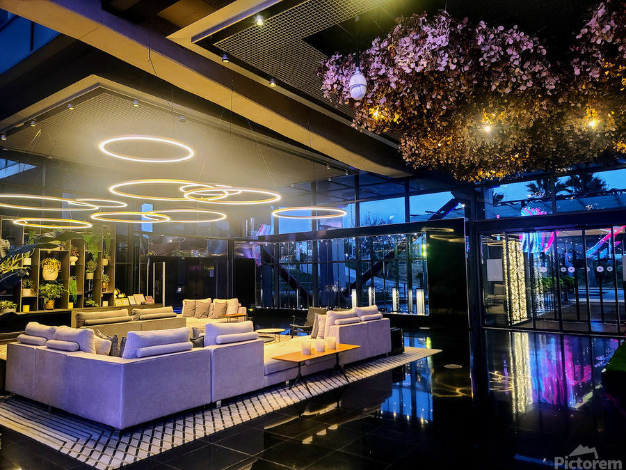 Twilight Atrium Dreams  Print