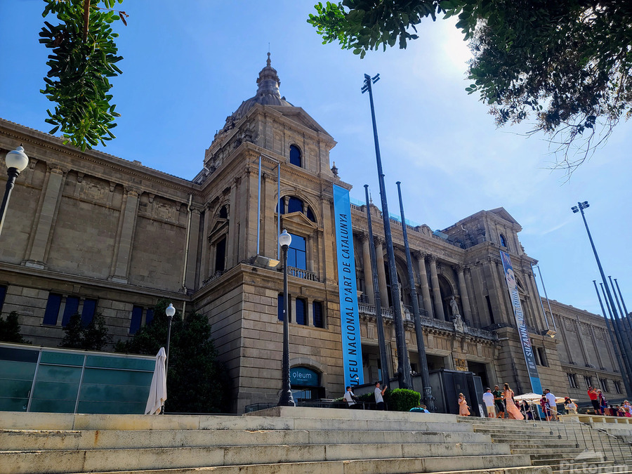 Stairway to Artistry – Barcelona’s Crown Jewel  Print