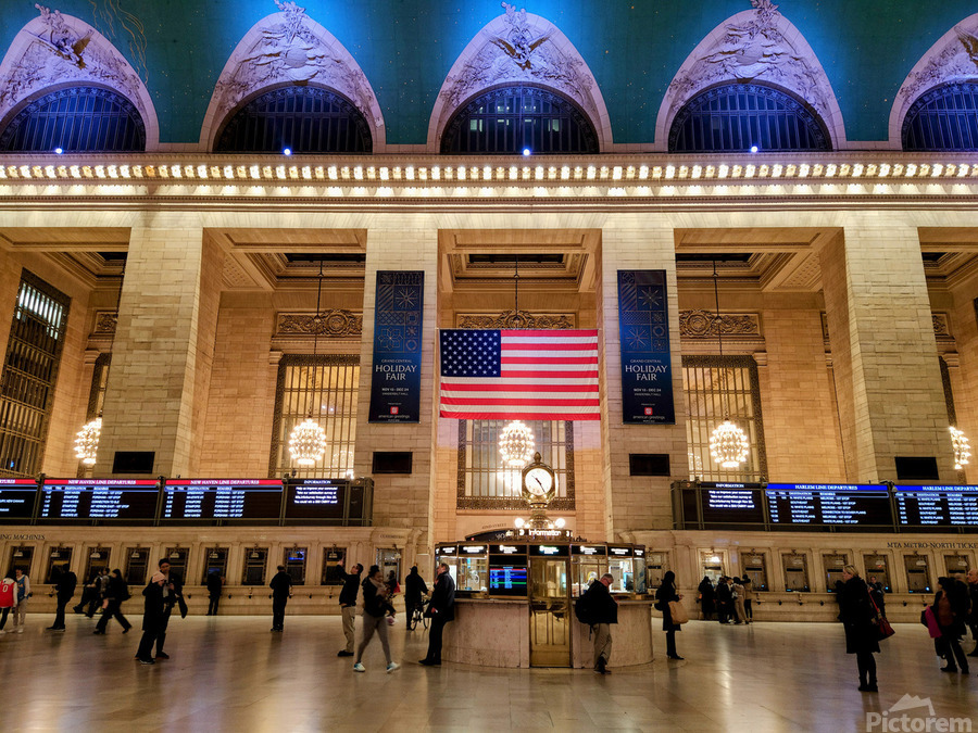 Gathering at Grand Central Station  Print