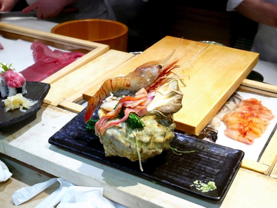 I Sea You Peeking Prawn  Print