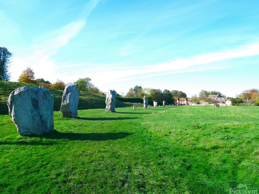 Avebury Henge and Stone Circles of Wiltshire  Print