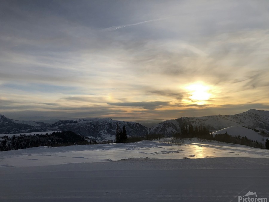 Heavenly Sunset in Eden 4  Print