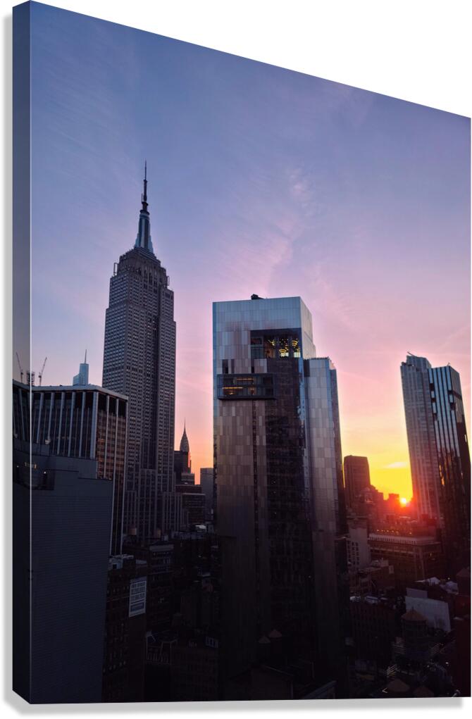 Golden Morning Manhattan Canvas Print