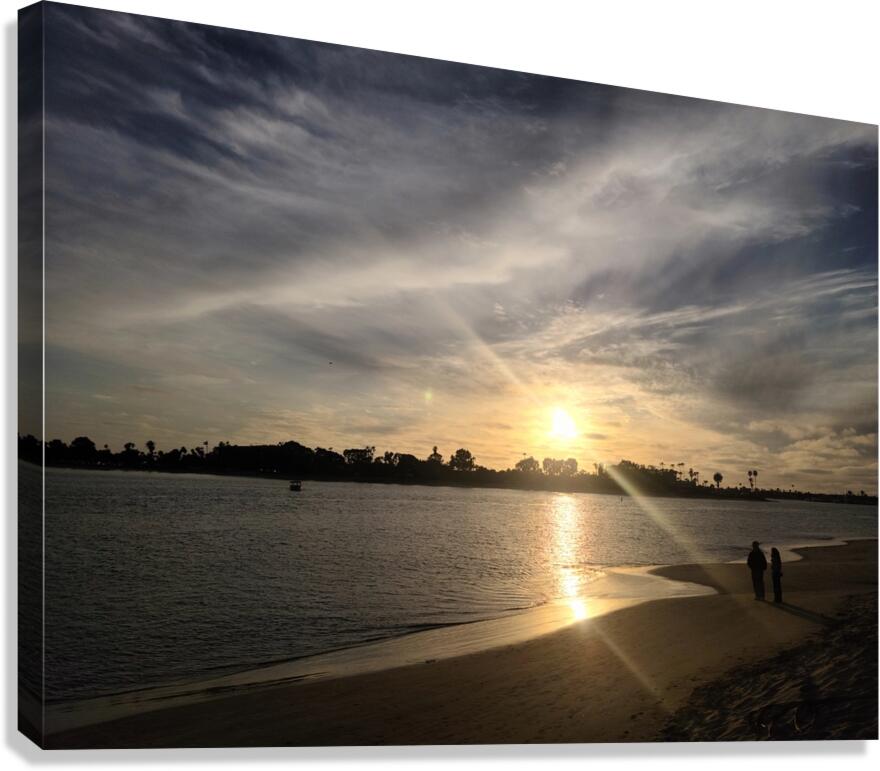 San Diego Sunset: A Horizon for the Mind Canvas Print