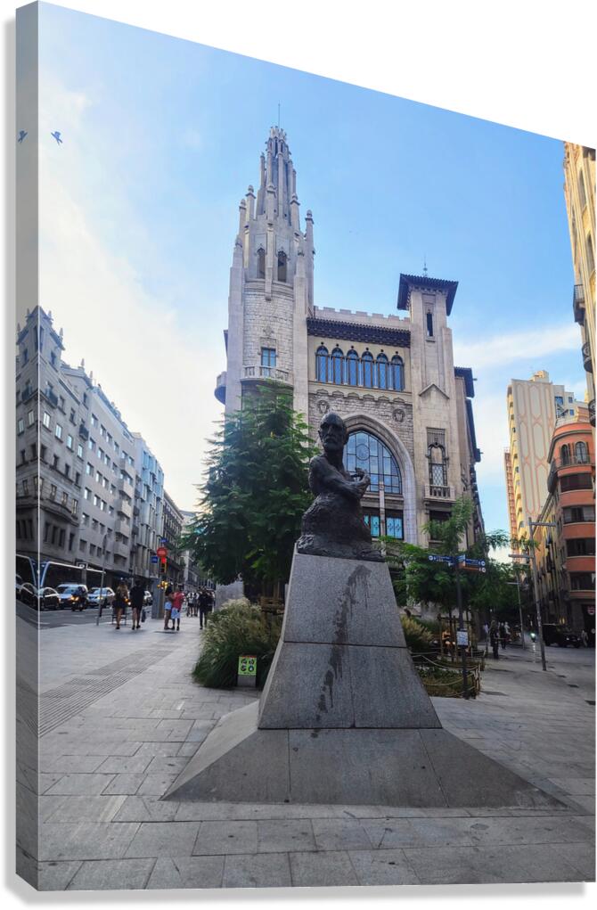 Axis Mundi: Plaza of Memory Canvas Print