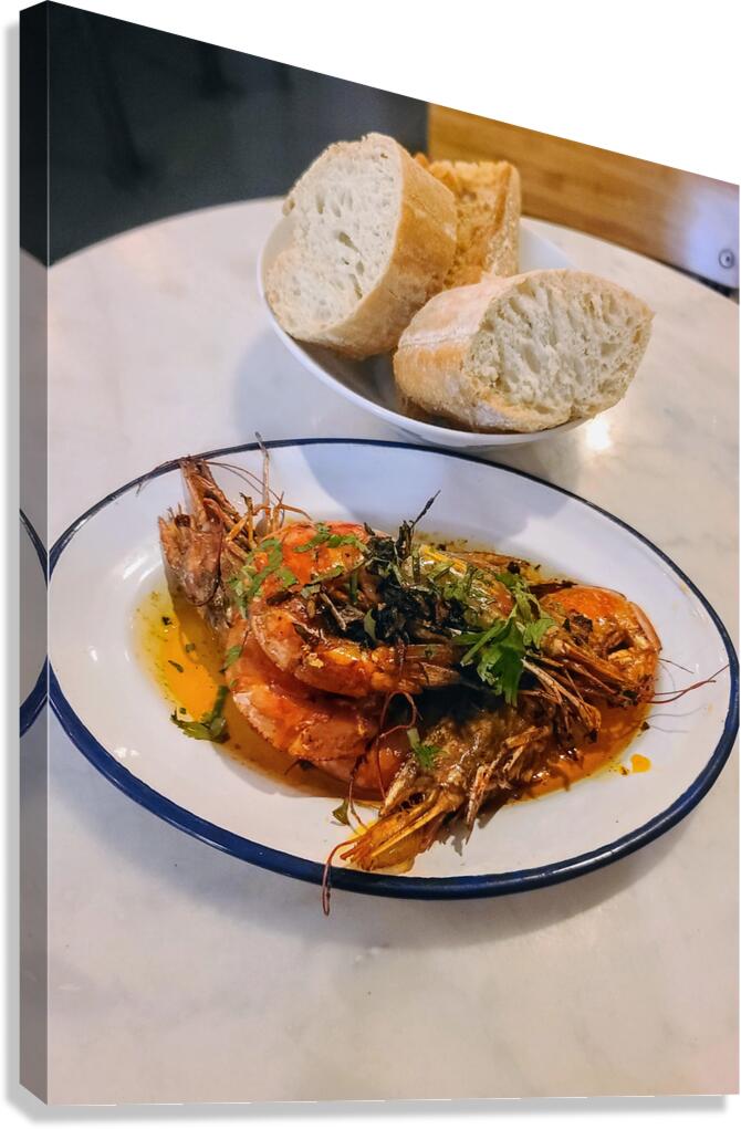 Bread & Brine: A Culinary Portrait Canvas Print