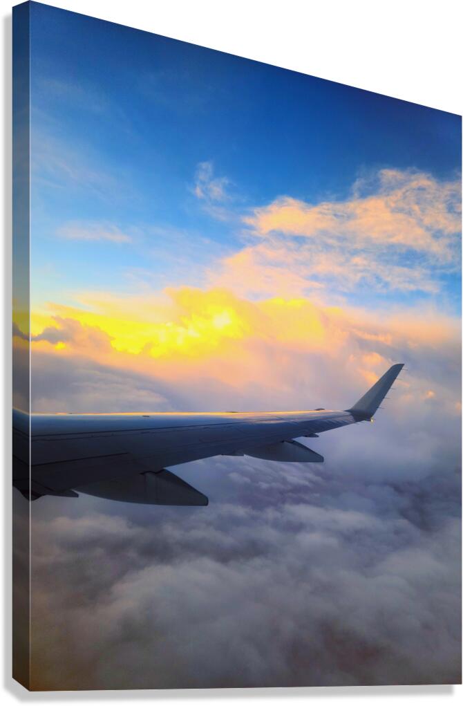 Sky’s Embrace: Dawn’s Gentle Touch Canvas Print