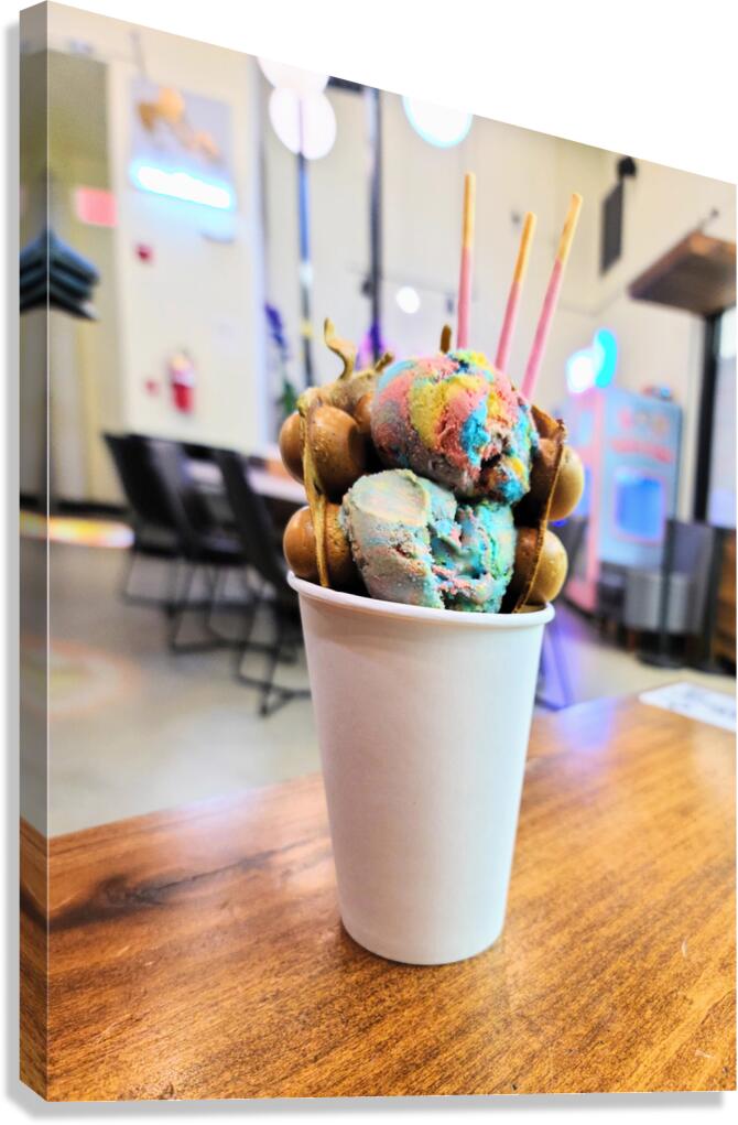 Sunday Sundae Dessert Canvas Print