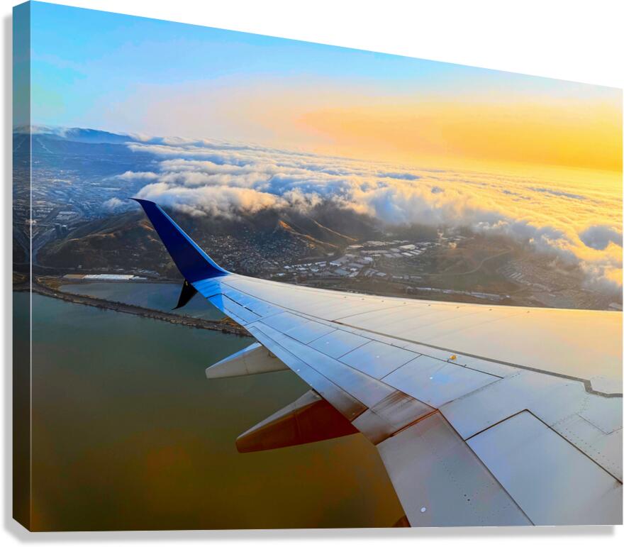 Wings over SF: Golden Fog Unveiled Canvas Print