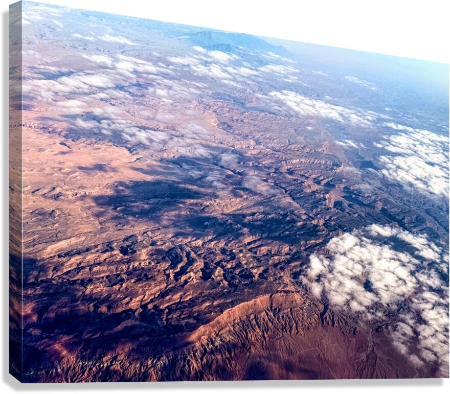 Veins of the Earth: Colorado River from Above Canvas Print