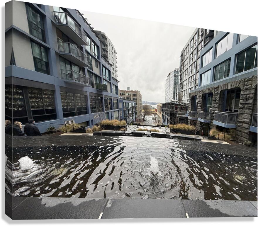  The Courtyard Canvas Print