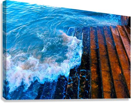 Step into the Wave 2 Canvas Print