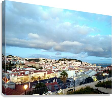 Lisbon Landscape 2 Canvas Print