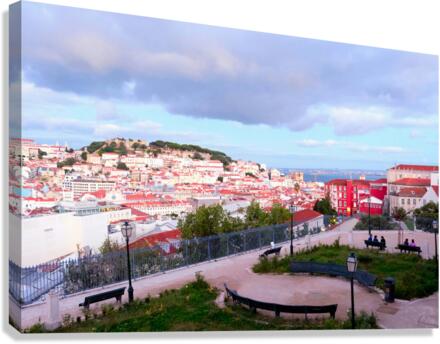 Lisbon Landscape Canvas Print