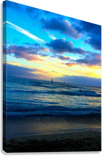 Hawaii Sunrise 2C Canvas Print