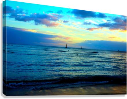 Hawaii Sunset 5 Canvas Print