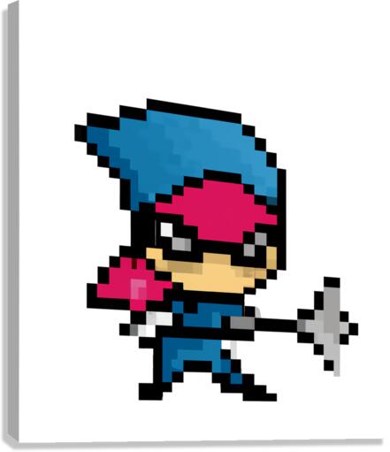 Baby Shark Ninja Miko Canvas Print