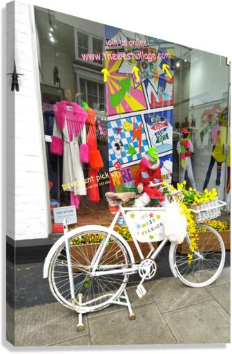 The West Village Bike Canvas Print