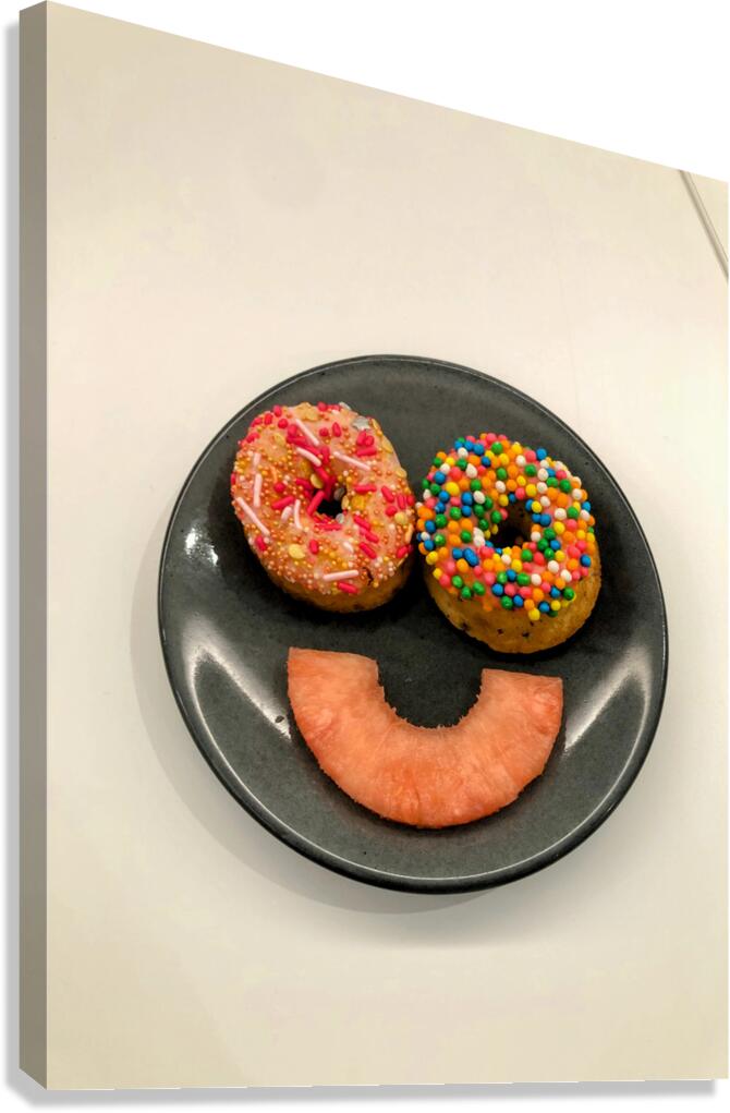 Just Smile and Donut Worry Canvas Print