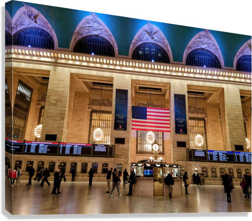 Gathering at Grand Central Station Canvas Print