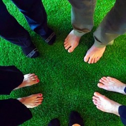 Fancy Feet Team Huddle 