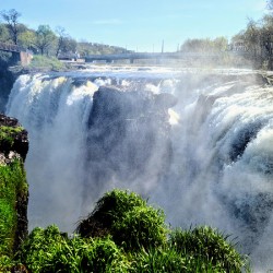 A Curtain of Spring Mist at Paterson Great Falls