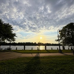 Twilight’s Breath Along the Waterfront Path