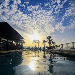 Paradise Reflected: A Sunset Dream