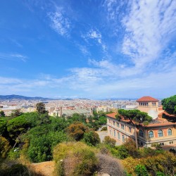 Skylines and Stories: Barcelona Hilltop View